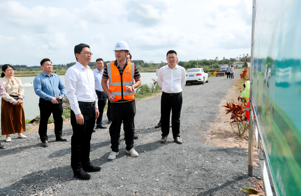 文昌市委書記高度肯定養(yǎng)殖尾水示范項目，各鎮(zhèn)和養(yǎng)殖戶現(xiàn)場觀摩學(xué)習(xí)
