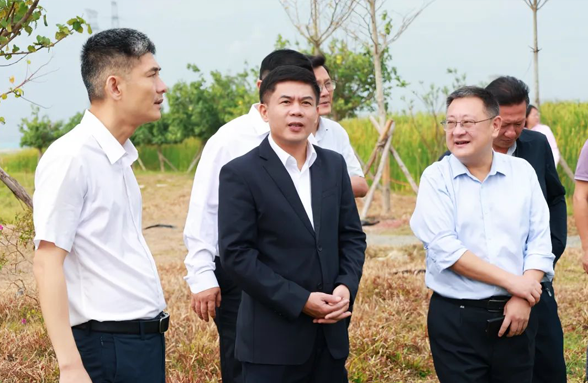 海南省水務(wù)廳調(diào)研樂東佛羅溪示范項(xiàng)目